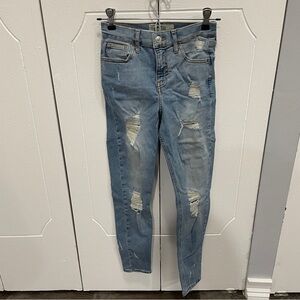 TopShop Moto Jaimie Distressed Skinny Jeans